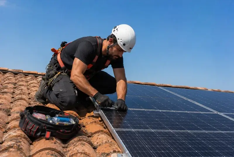 Maintenance et monitoring de panneaux solaires à Champagné-les-Marais