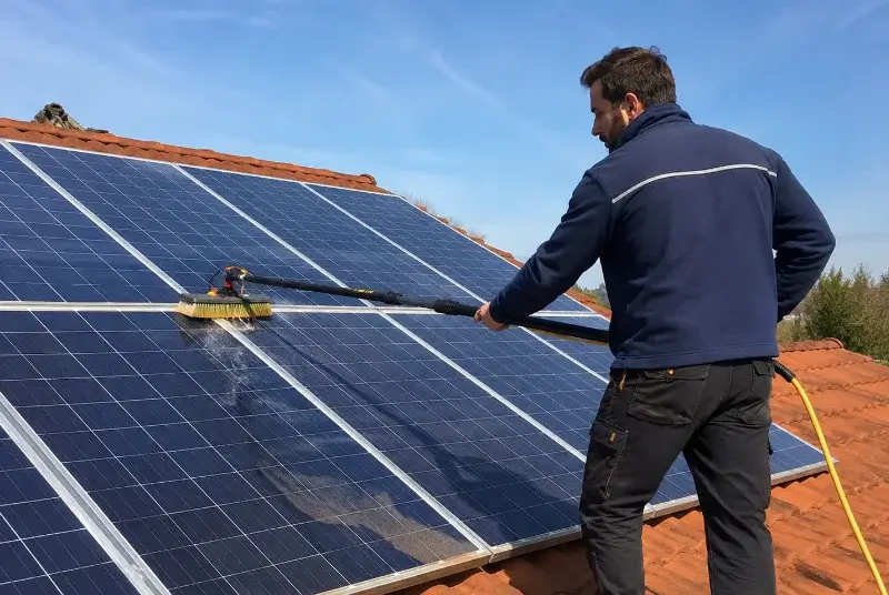 Nettoyage et entretien de panneaux solaires à Champagné-les-Marais